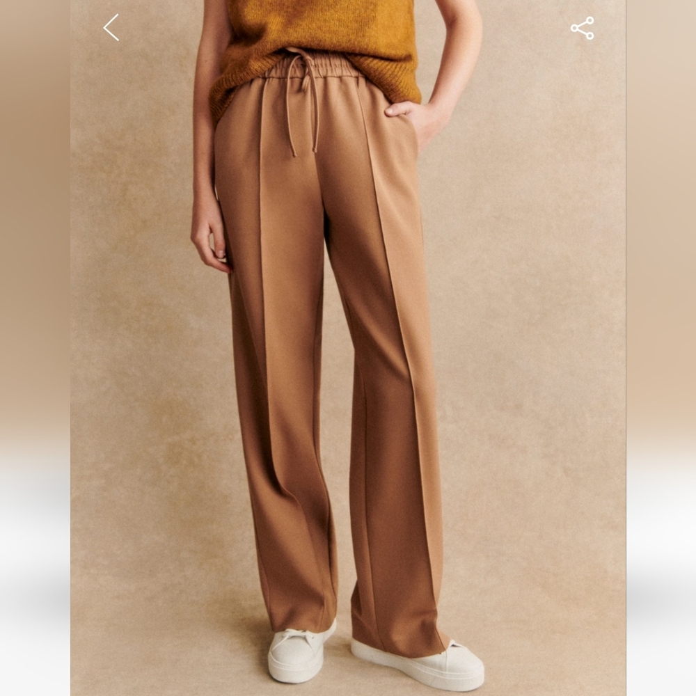 Sézane Tan Trousers